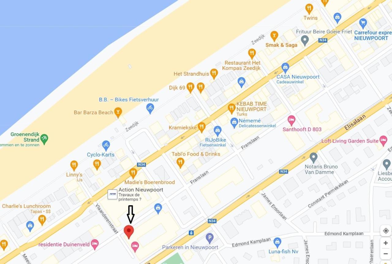 Groot Terras I Luxe Verblijf I Tot 4 Personen I 50M Van De Dijk I Nieuwpoort-Bad Εξωτερικό φωτογραφία